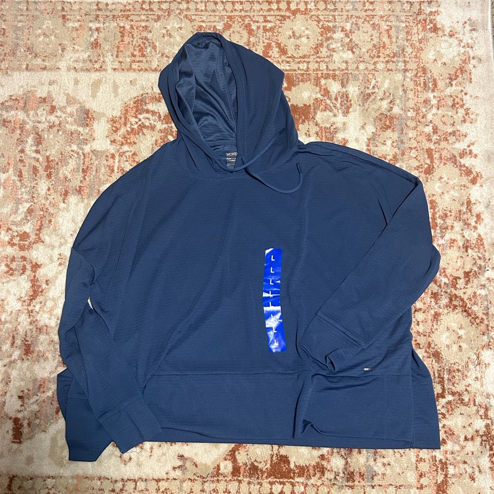 Mondetta Navy Blue Women’s Hoodie Sweater
